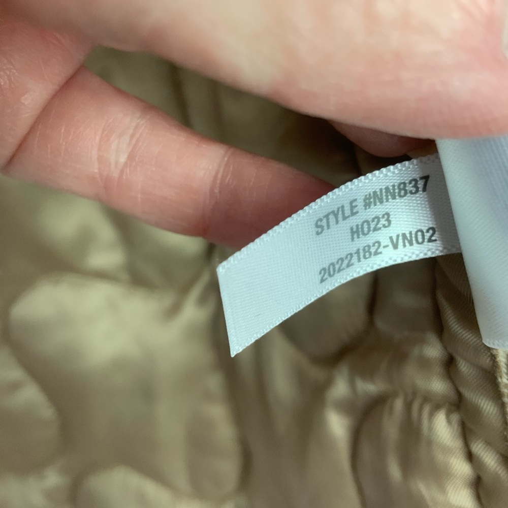 Madewell Beige Quilted Puffer Coat - Picture 7 of 8